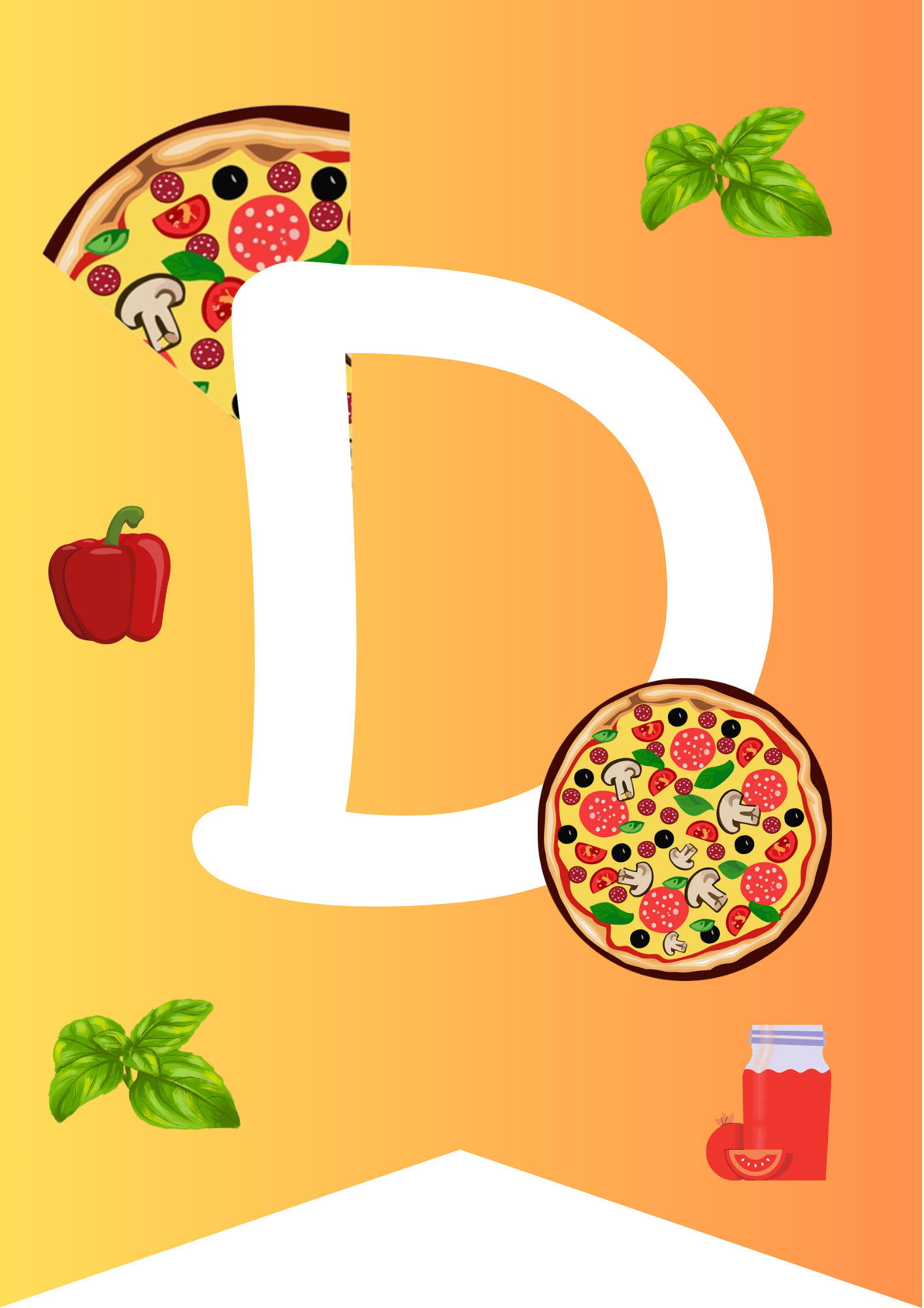 Chorągiewki Dzień Pizzy wersja 3 - obrazek 2