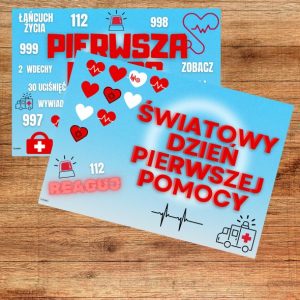 Światowy Dzień Pierwszej Pomocy plakaty