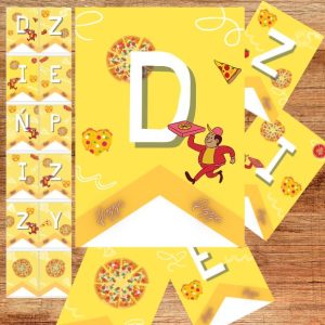 Chorągiewki Dzień Pizzy wersja 1
