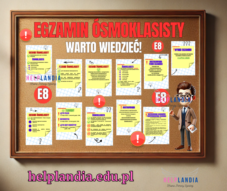 EGZAMIN ÓSMOKLASISTY (2025) WARTO WIEDZIEĆ - obrazek 3
