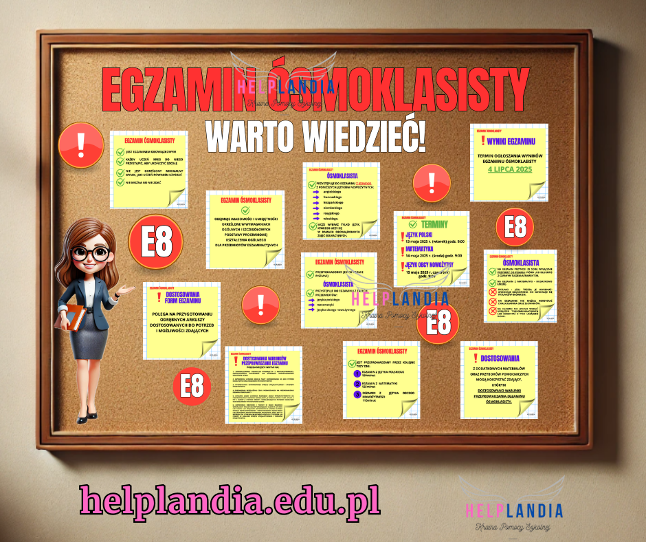 EGZAMIN ÓSMOKLASISTY (2025) WARTO WIEDZIEĆ