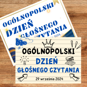 Dzień Głośnego Czytania plakat