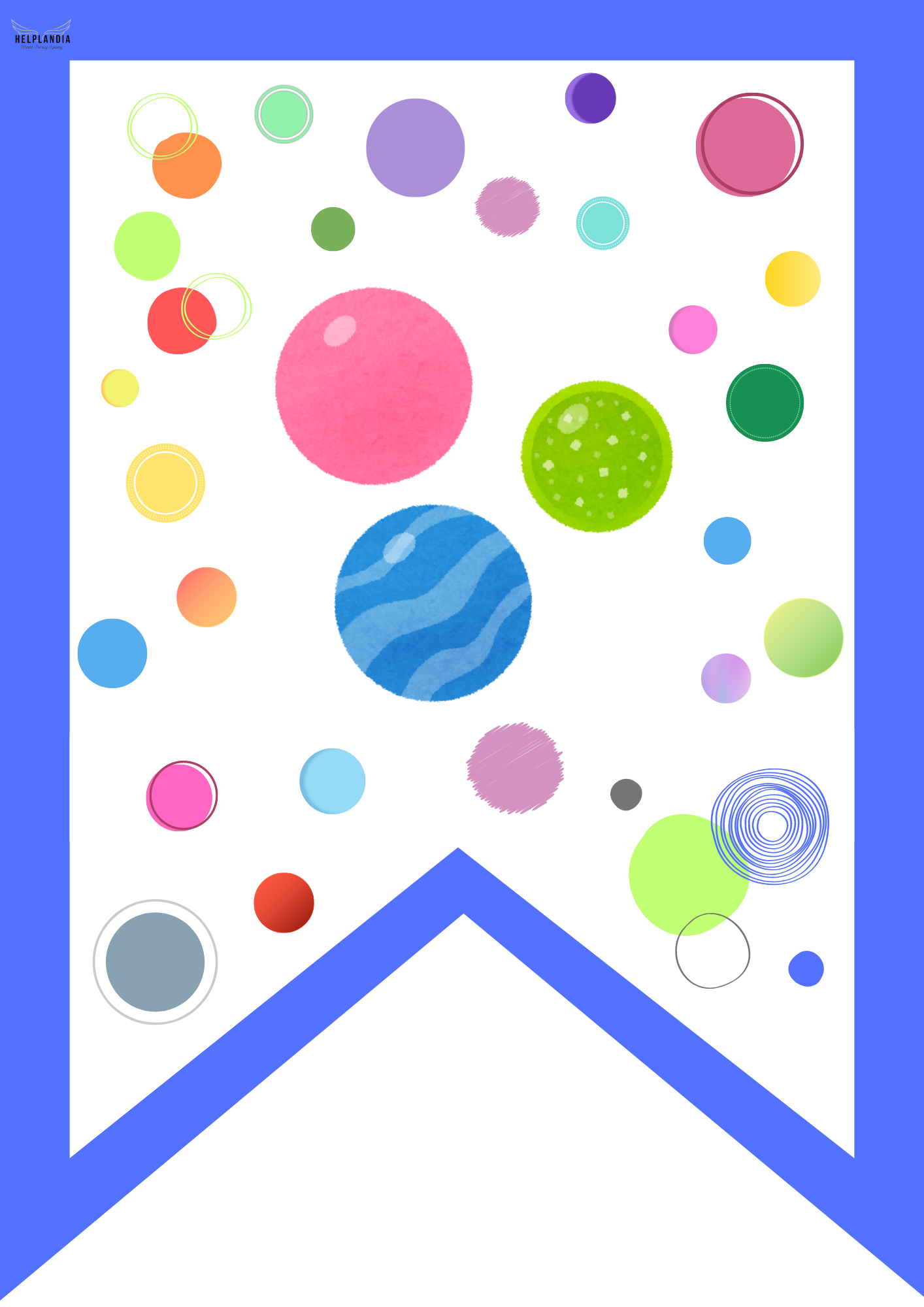 Chorągiewki Dzień Kropki - obrazek 2