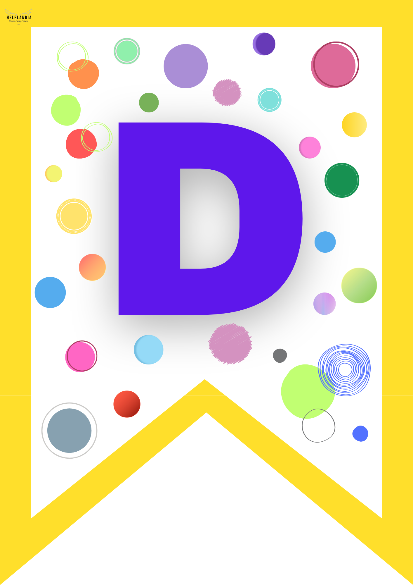 Chorągiewki Dzień Kropki - obrazek 3