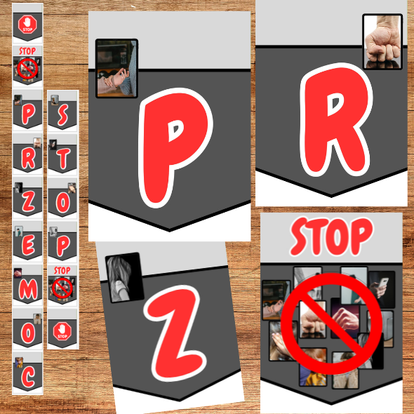 PRZEMOC STOP chorągiewki