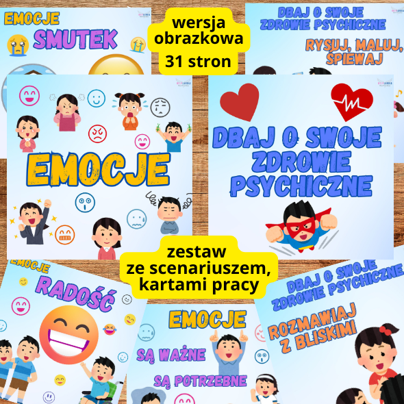 Zdrowie psychiczne i poznajemy emocje (wersja1) ze scenariuszem