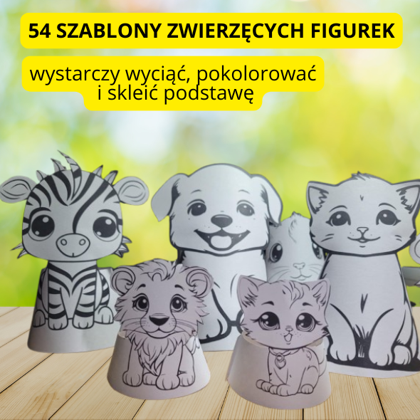 SZABLONY ZWIERZĘCYCH FIGUREK
