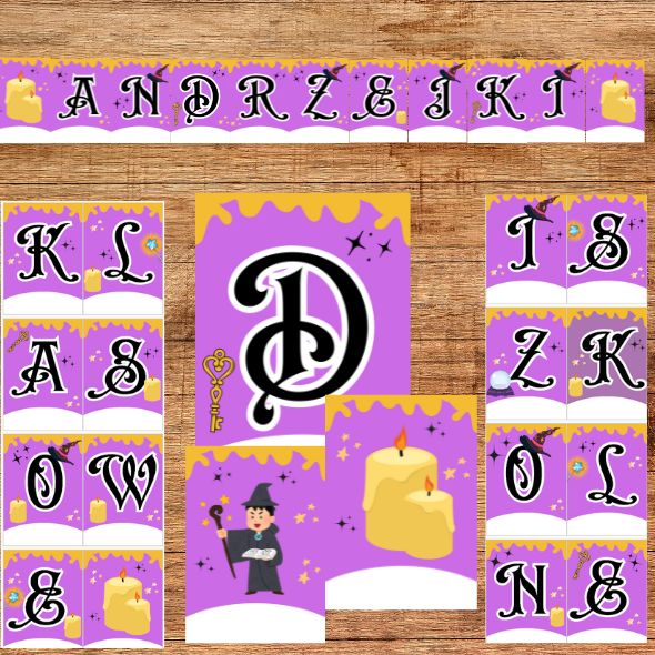 Chorągiewki ANDRZEJKI