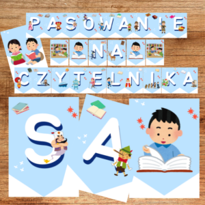PASOWANIE NA CZYTELNIKA chorągiewki