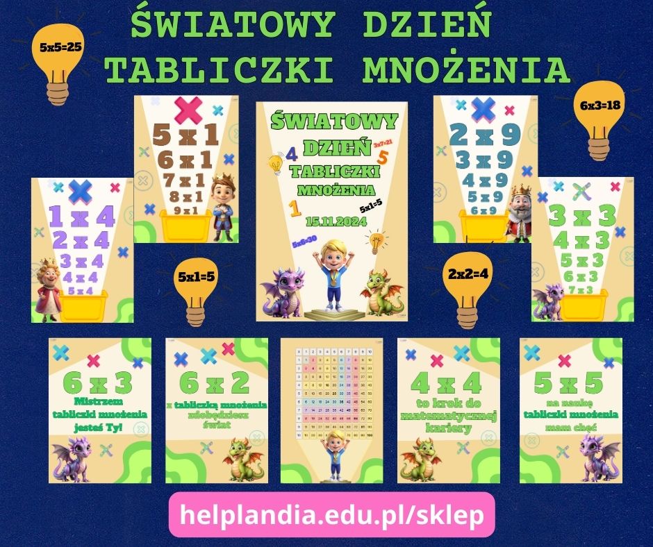Światowy Dzień Tabliczki Mnożenia gazetka