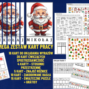 GRUDNIOWE KARTY PRACY - zestaw