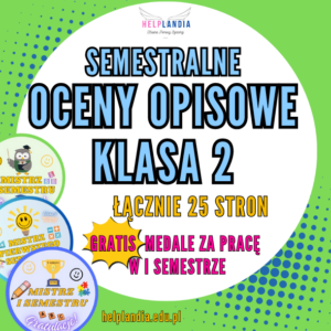 SEMESTRALNE OCENY OPISOWE KLASA 2