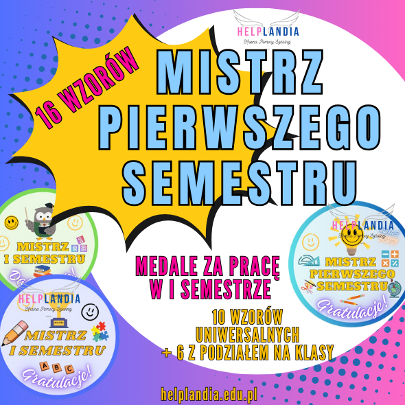 MISTRZ PIERWSZEGO SEMESTRU medale