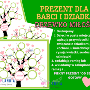 DRZEWKO MIŁOŚCI dla Babci i Dziadka
