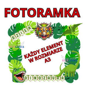 DZIEŃ DINOZAURA fotoramka