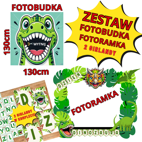 ZESTAW FOTORAMKA+FOTODUDKA+GIRLANDY