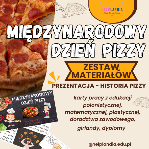 Dzień Pizzy zestaw materiałów wraz z prezentacją