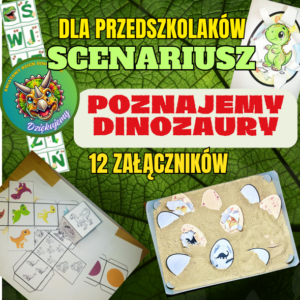 POZNAJEMY DINOZAURY scenariusz wraz z załącznikami
