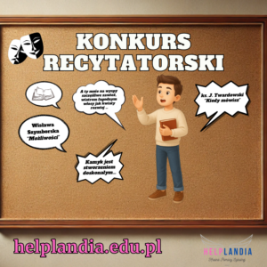 KONKURS RECYTATORSKI dekoracja wersja 3
