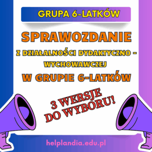 6-latki_Sprawozdanie końcoworoczne wychowawcy