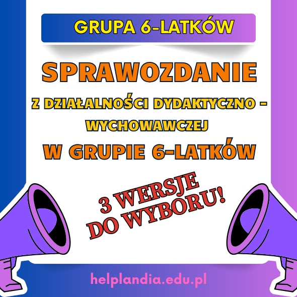 6-latki_Sprawozdanie końcoworoczne wychowawcy
