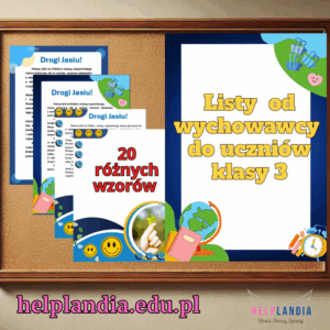 LISTY OD WYCHOWAWCY DO UCZNIÓW KLASY 3