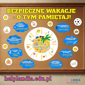 BEZPIECZNE WAKACJE gazetka