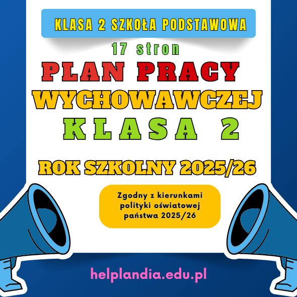 PLAN PRACY WYCHOWAWCZEJ DLA KLASY 2 2025/26