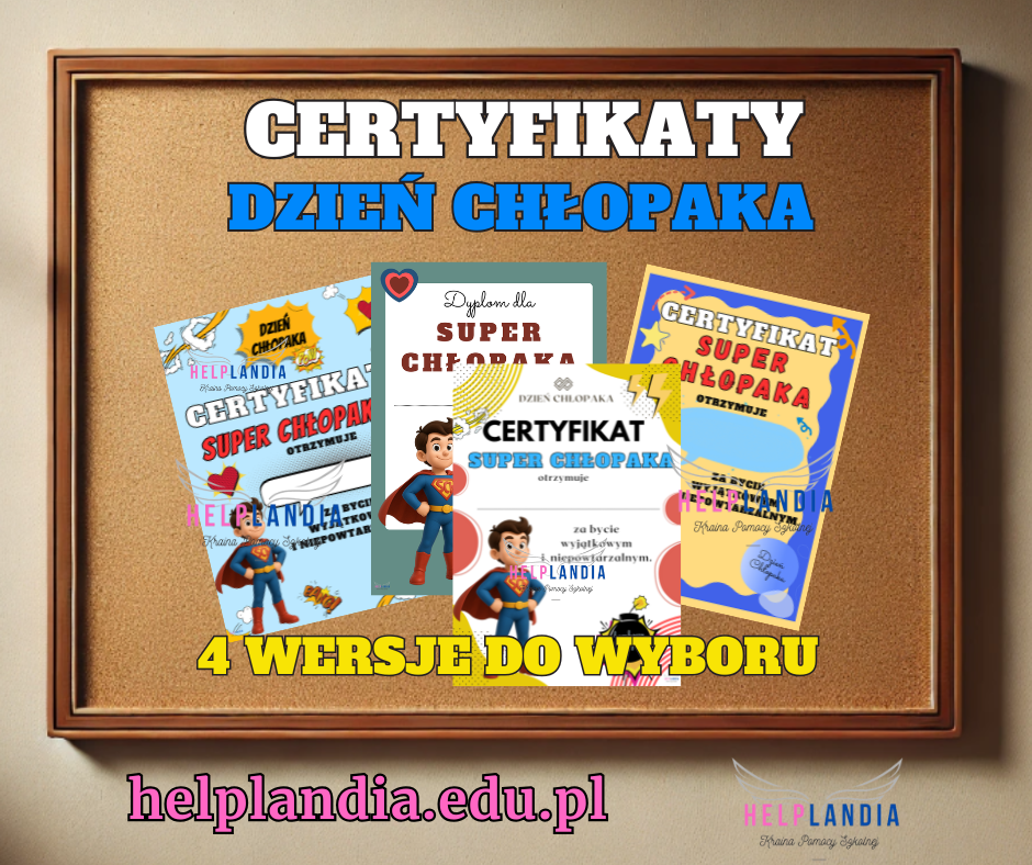 CERTYFIKAT SUPER CHŁOPAKA