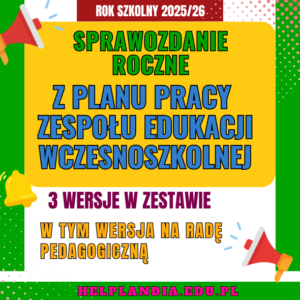 SPRAWOZDANIE Z PLANU PRACY ZES. ED. WCZESNOSZKOLNEJ (2025/26)