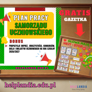 PLAN PRACY SAMORZĄDU UCZNIOWSKIEGO 2026/27